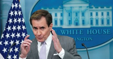 White House National Security spokesperson John Kirby answers a question during a press briefing at the White House in Washington, U.S., Jan. 29, 2024. (Reuters Photo)