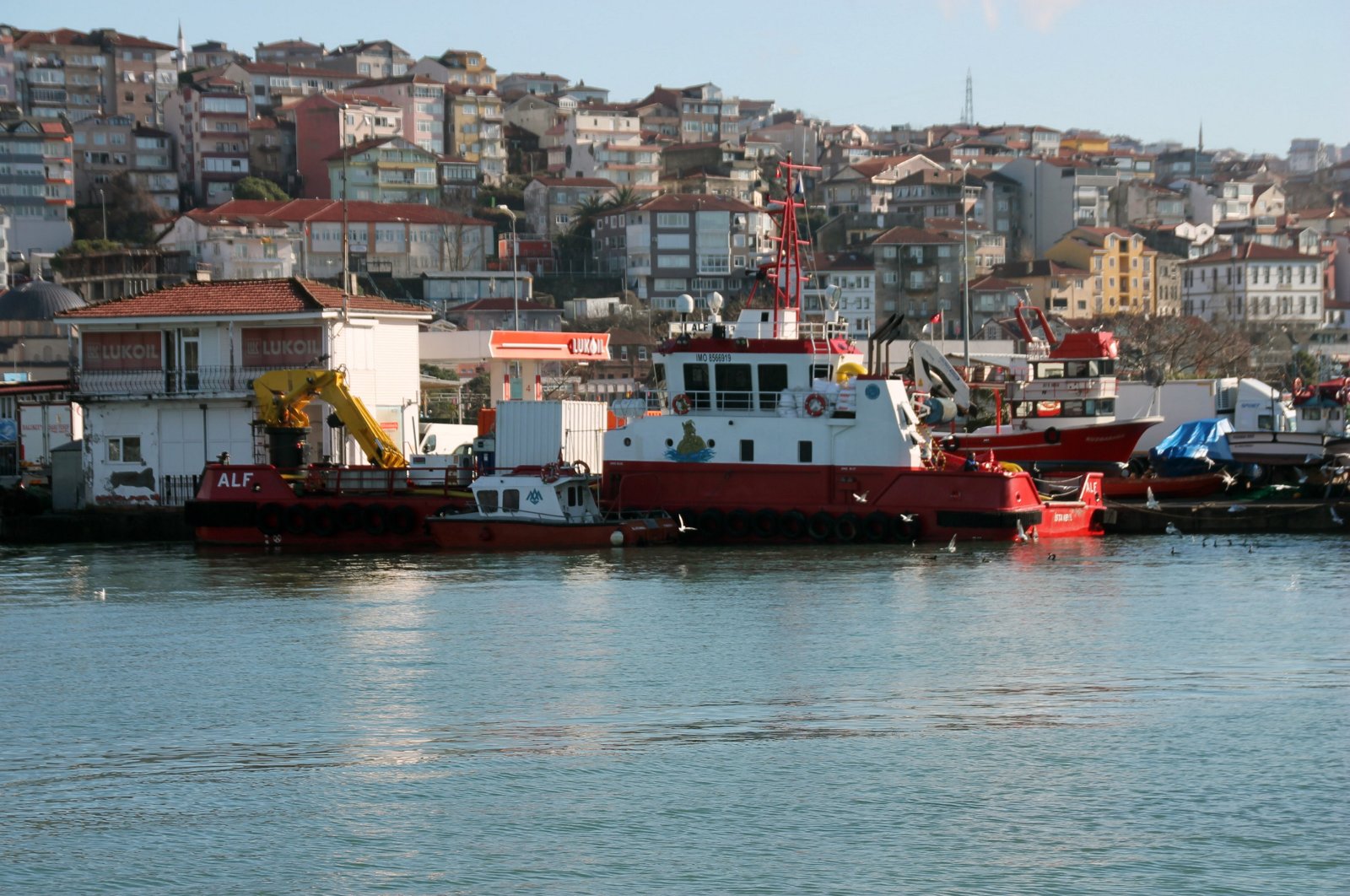 A view from the Black Sea coastal city of Zonguldak, Türkiye, Jan. 30, 2024. (AA Photo)