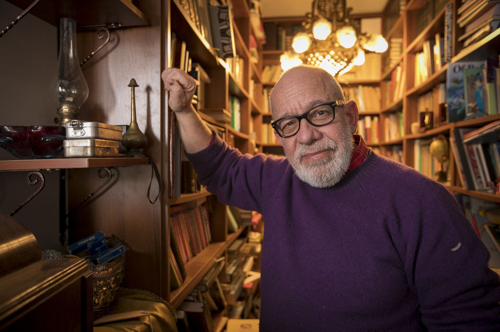 Mario Levi, the award-winning author enamored with Istanbul, the Jewish heritage writer passed away at the age of 66, Jan. 31, 2024, Istanbul, Türkiye. (AA Photo)