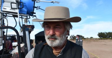 This handout image courtesy of Santa Fe County Sheriff&#039;s Office and part of the investigative files shows actor Alec Baldwin being processed after the death of cinematographer Halyna Hutchins at the Bonanza Creek Ranch in Santa Fe, New Mexico, U.S., Oct. 21, 2022. (AFP Photo)