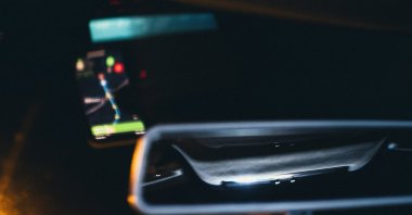 "Detour" by Mert Acar, 96x120 cm, 2023. (Photo courtesy of Vision Art Platform)