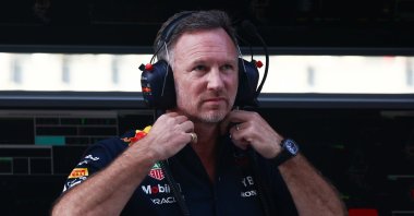 Christian Horner ahead of the Formula One Abu Dhabi Grand Prix at Yas Marina Circuit, Abu Dhabi, UAE, Nov. 26, 2023. (Getty Images Photo)