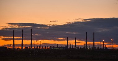 A view shows the Orenburg gas processing plant of Gazprom in the Orenburg Region, Russia, Sept. 1, 2023. (Reuters Photo)