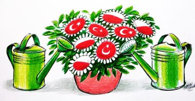 "Both countries, both strategically positioned and economically vibrant, present an exciting landscape for expanded bilateral trade." (Illustration by Erhan Yalvaç)