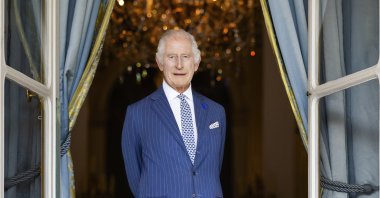 British monarch King Charles III is seen during the state tour of France in September 2023. (AP File Photo)