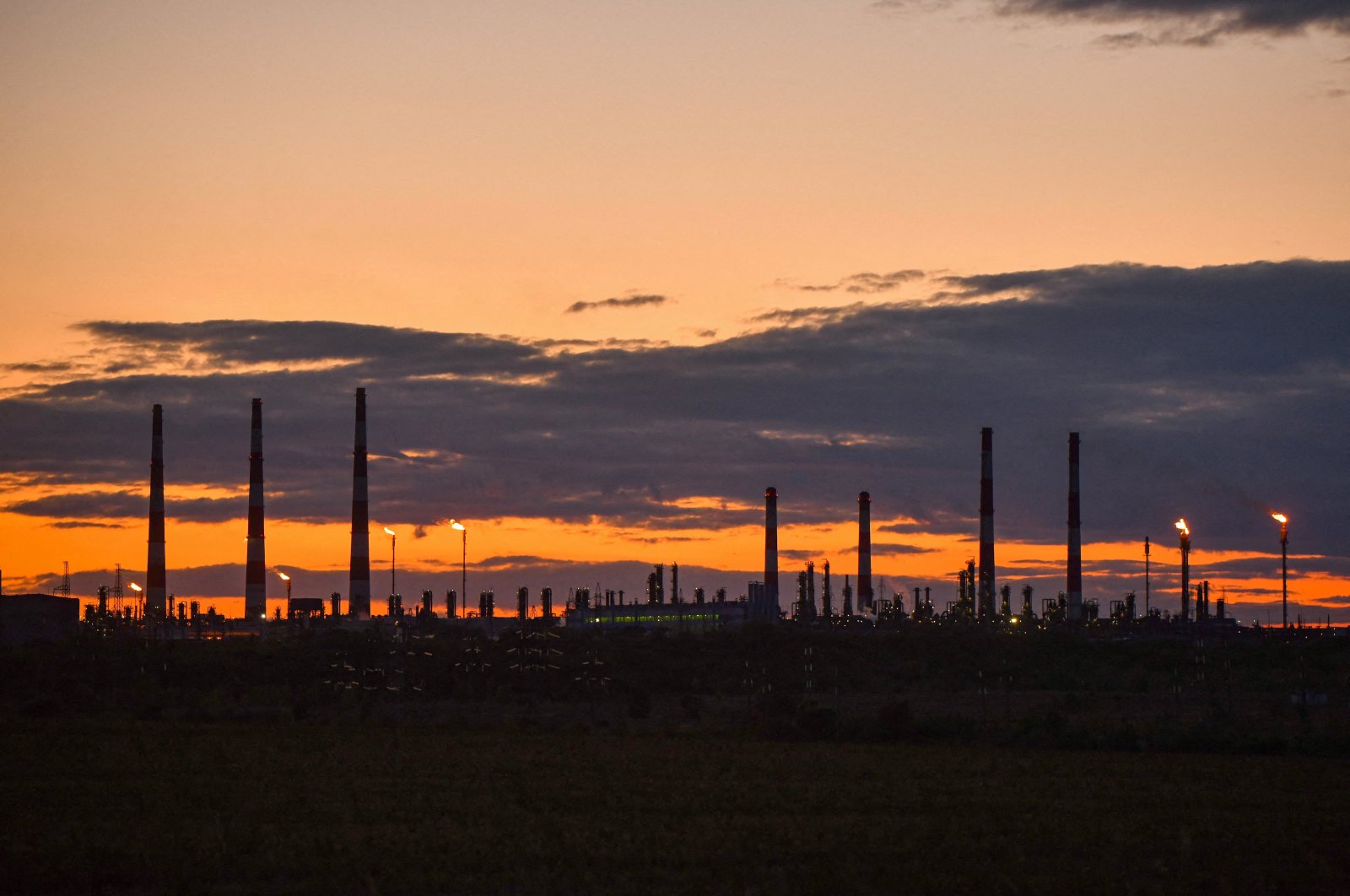 A view shows the Orenburg gas processing plant of Gazprom in the Orenburg Region, Russia, Sept. 1, 2023. (Reuters Photo)