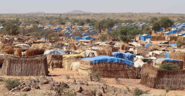 A general view of the Ourang refugee camp in Adre on Dec. 7, 2023. (AFP File Photo)