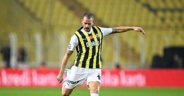 Fenerbahçe's Leonardo Bonucci in action during the Turkish Cup match against Adanaspor at the Ülker Stadium, Istanbul, Türkiye, Jan. 17, 2024. (AA Photo)