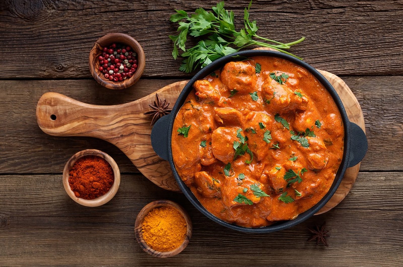 Butter chicken, a creamy and savory delight, is a beloved culinary treasure in India and beyond. (Getty images Photo)