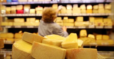 A mixture of rising prices and increasing competition from plant-based alternatives is leading more and more consumers to think twice before restocking milk, cheese and ice cream. (dpa Photo)