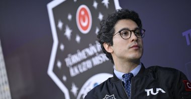 Tuva Cihangir Atasever attends an event in Ankara, Türkiye, Feb. 7, 2024. (AA Photo)