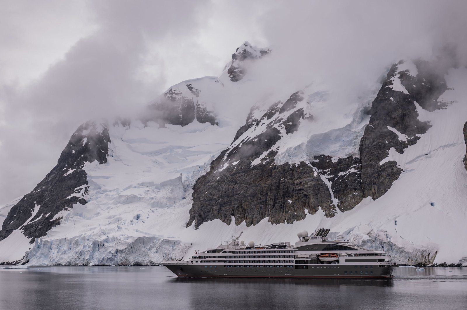 Icebergs grow in number amid global warming, near Horseshoe Island, Antarctica, Feb. 13, 2024. (AA Photo)