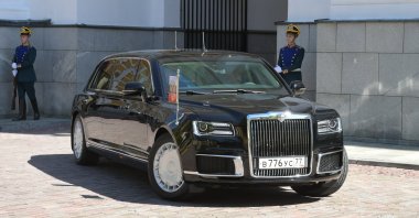 Kremlin spokesperson Dmitry Peskov said that the Korean leader received an Aurus car, which is also used as a Russian Presidential limousine. (AP Photo)