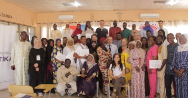 Turkish and Gambian medical teams work to reduce maternal and infant mortality rates in Gambia, Feb. 20, 2024. (AA Photo)