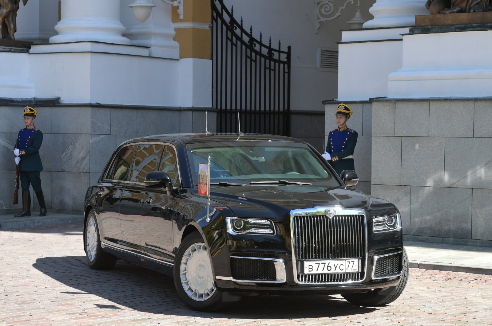 Kremlin spokesperson Dmitry Peskov said that the Korean leader received an Aurus car, which is also used as a Russian Presidential limousine. (AP Photo)