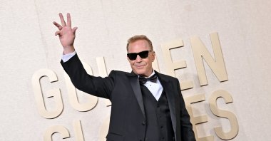 Kevin Costner attends the 81st Annual Golden Globe Awards at The Beverly Hilton, California, Jan. 7, 2024. (Getty Images Photo)
