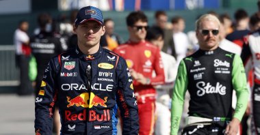 Red Bull's Max Verstappen during the preseason testing at the Bahrain International Circuit, Sakhir, Bahrain, Feb. 21, 2024. (Reuters Photo)