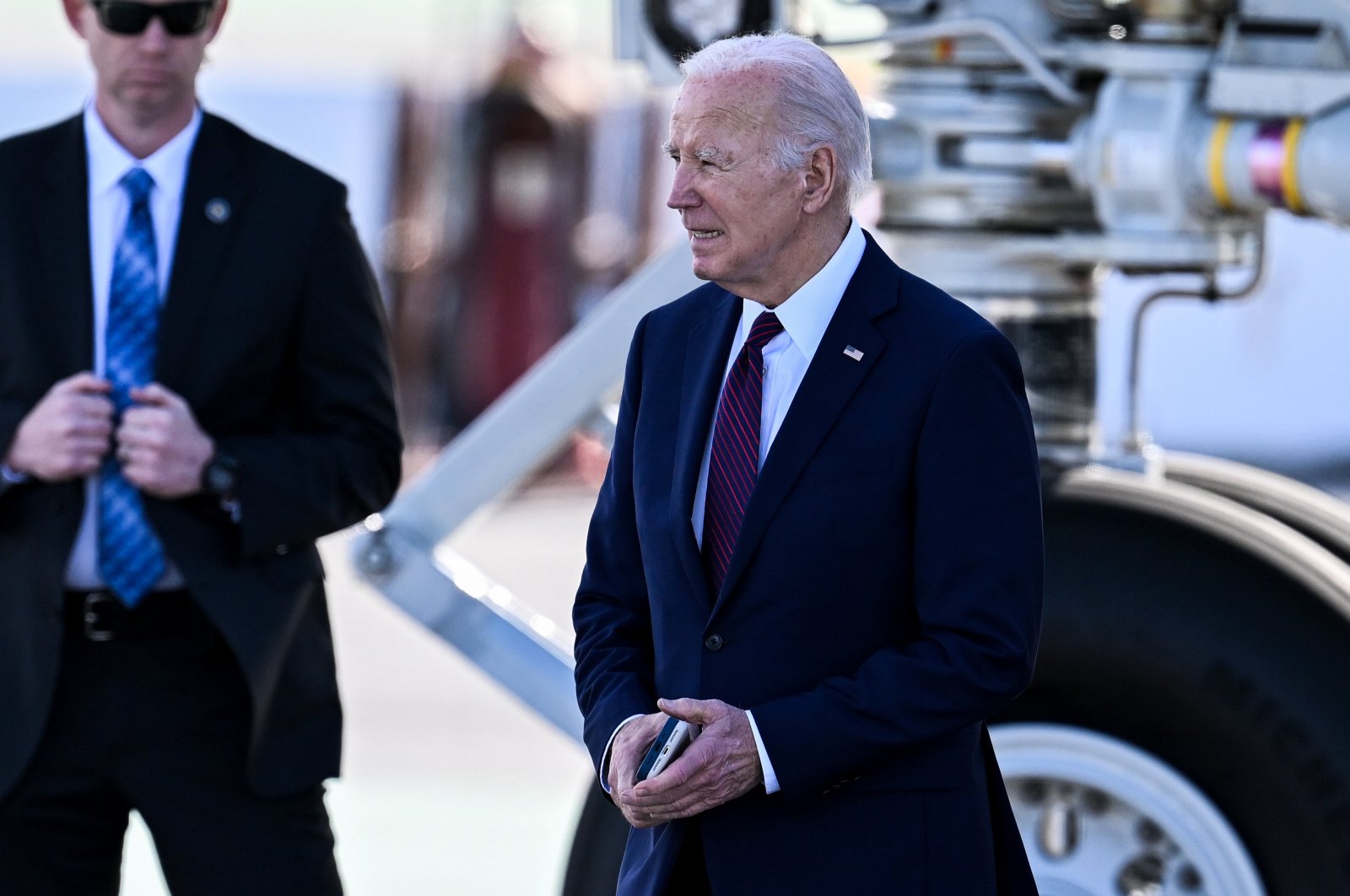 U.S. President Joe Biden arrives in San Francisco, California, U.S., Feb. 21, 2024. (AA Photo)