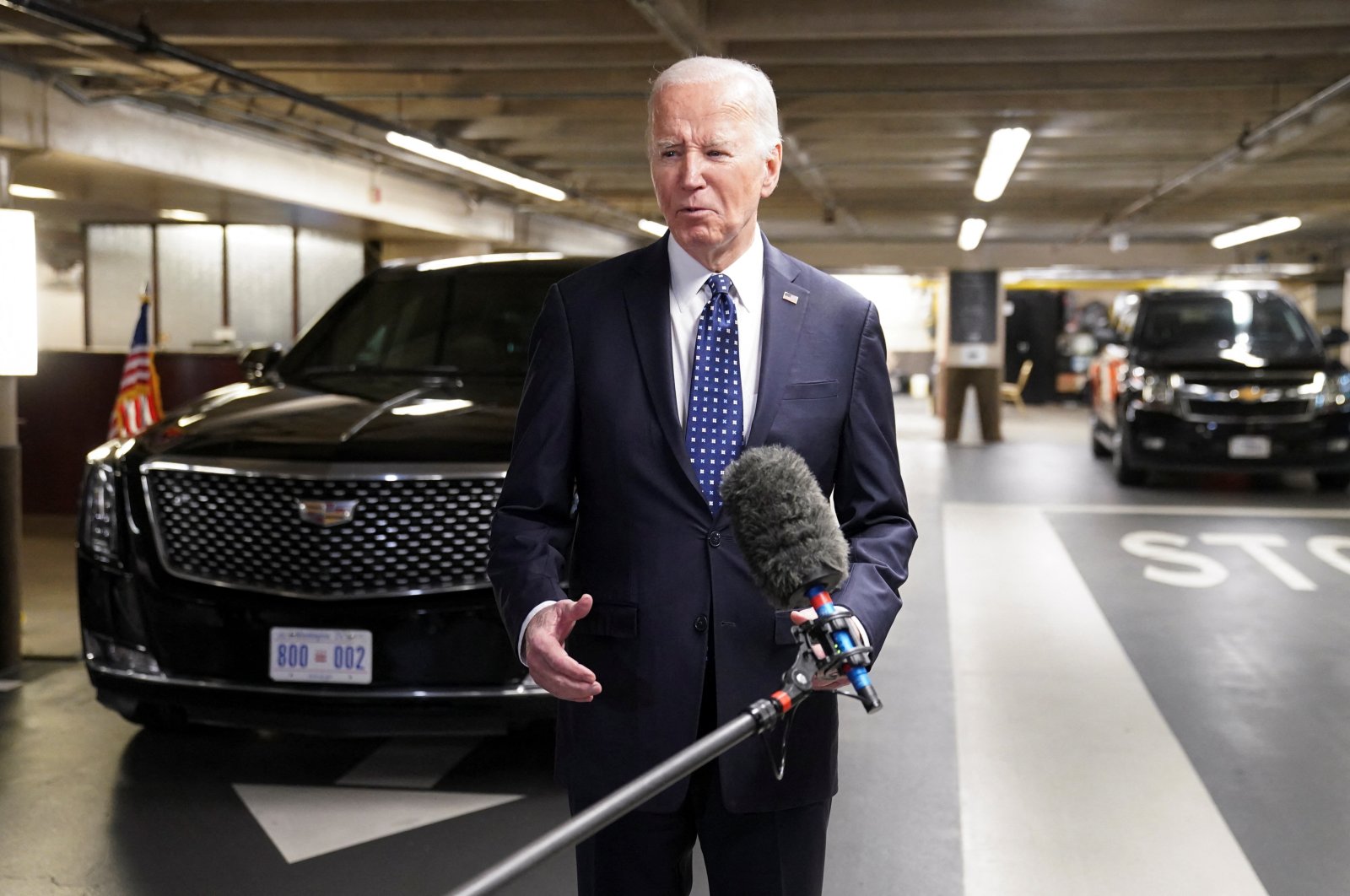 U.S. President Joe Biden speaks to the media about sanctions against Russia, following his meeting with Navalny’s widow and daughter, San Francisco, U.S., Feb. 22, 2024. (Reuters Photo)