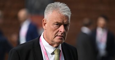 Britain&#039;s Conservative Party deputy chair Lee Anderson arrives at the annual Conservative Party Conference in Manchester, northern England, on Oct. 2, 2023. (AFP File Photo)