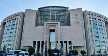 A view of Çağlayan courthouse where the Chief Prosecutor's Office is located, Istanbul, Türkiye, Feb. 7, 2024. (AA Photo)