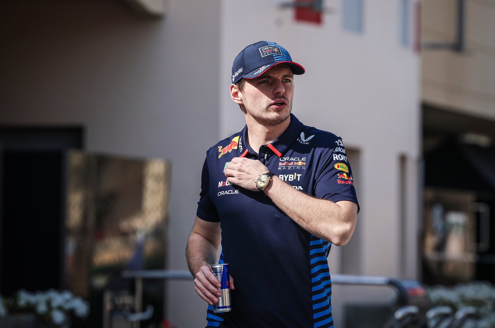 Red Bull&#039;s Max Verstappen during preseason testing in Sakhir, Bahrain, Feb. 23, 2024. (AA Photo)