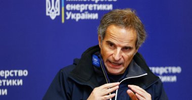 International Atomic Energy Agency (IAEA) Director General Rafael Grossi attends a news conference, amid Russia's attack on Ukraine, in Kyiv, Ukraine Feb. 6, 2024. (Reuters Photo)