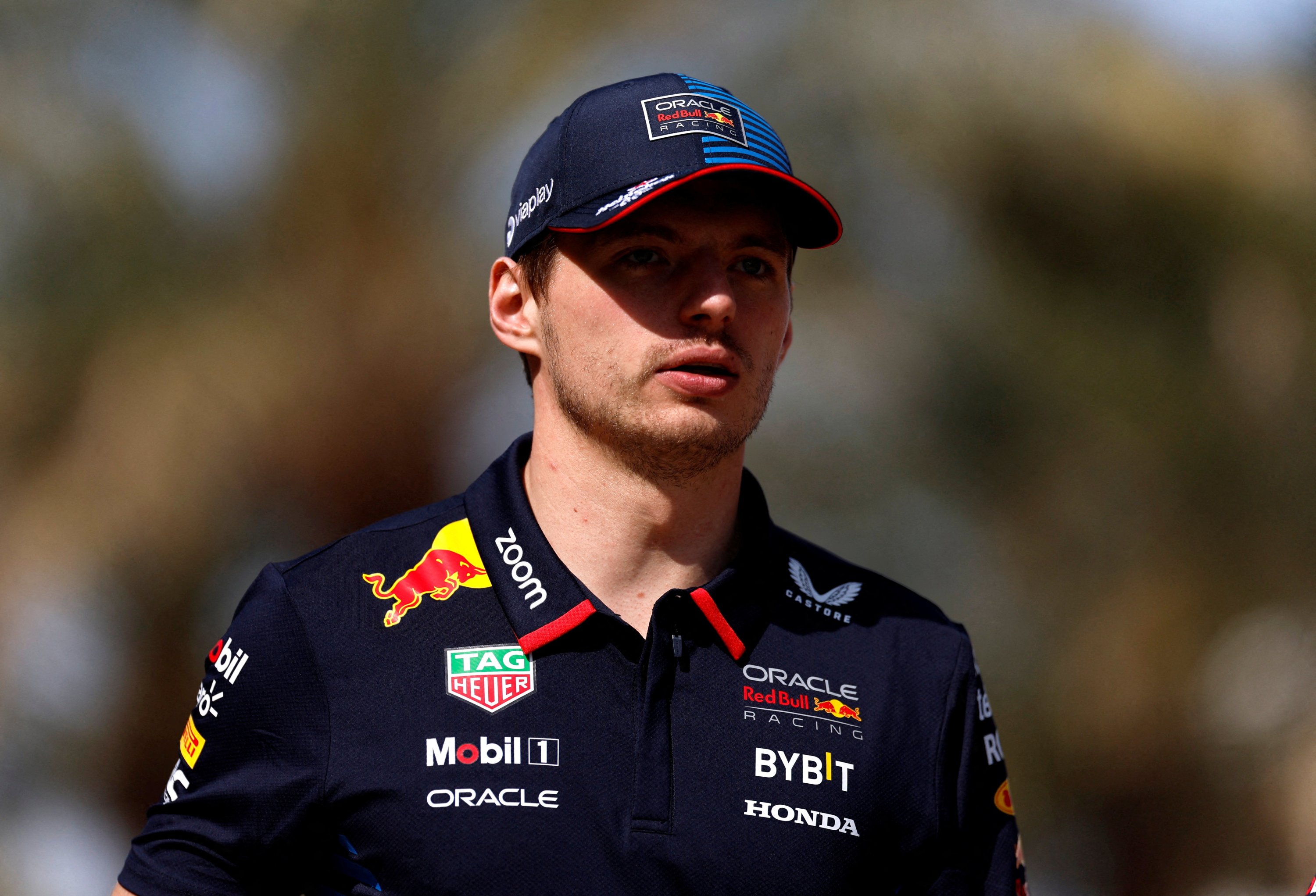 Red Bull's Max Verstappen during preseason testing at the Bahrain International Circuit, Sakhir, Bahrain, Feb. 23, 2024. (AA Photo)