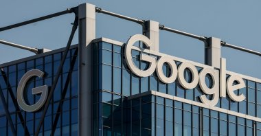 A Google business logo on a office building in midtown Atlanta, Georgia, U.S., Feb. 21, 2024. (EPA Photo)
