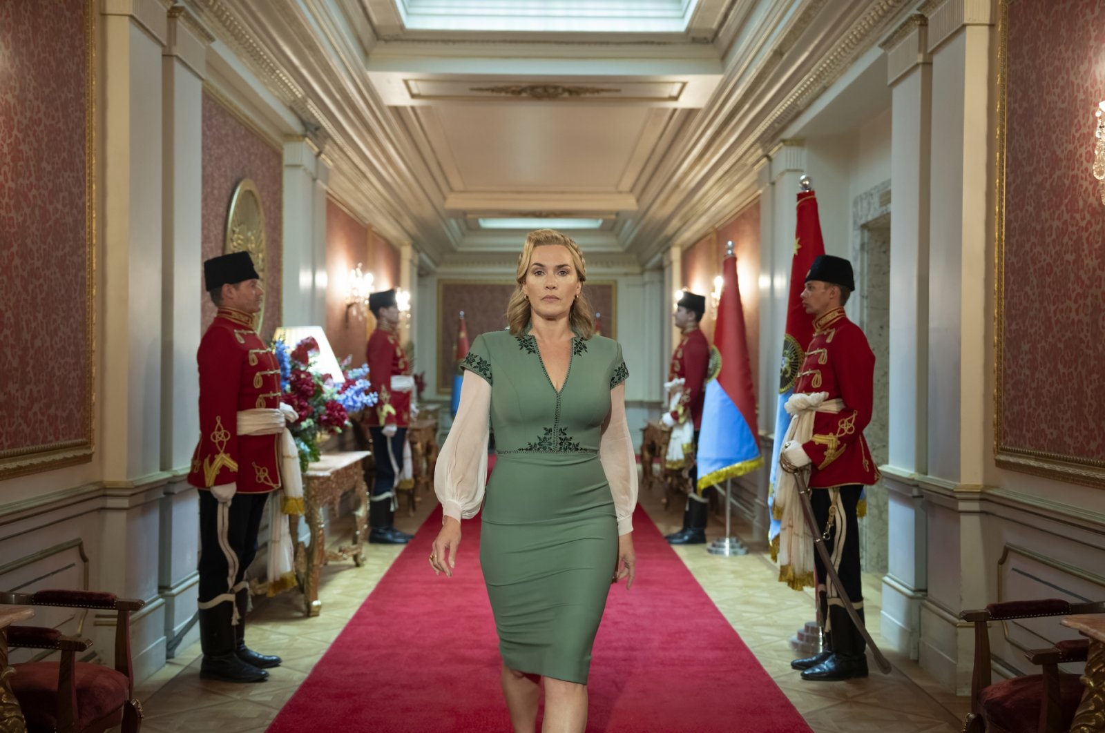 &quot;The Regime,&quot; a new series starring Kate Winslet as the paranoid dictator of an unnamed Central European republic, is now streaming weekly episodes to subscribers of HBOMax and Sky. (dpa Photo)