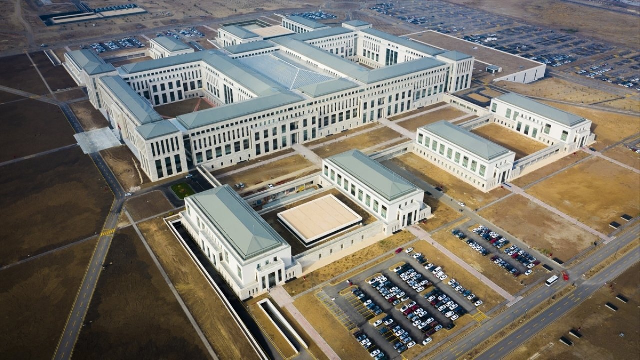 An aerial view of the National Intelligence Organization&#039;s (MIT) headquarters, Ankara, Türkiye, Jan. 5, 2020. (AA Photo)