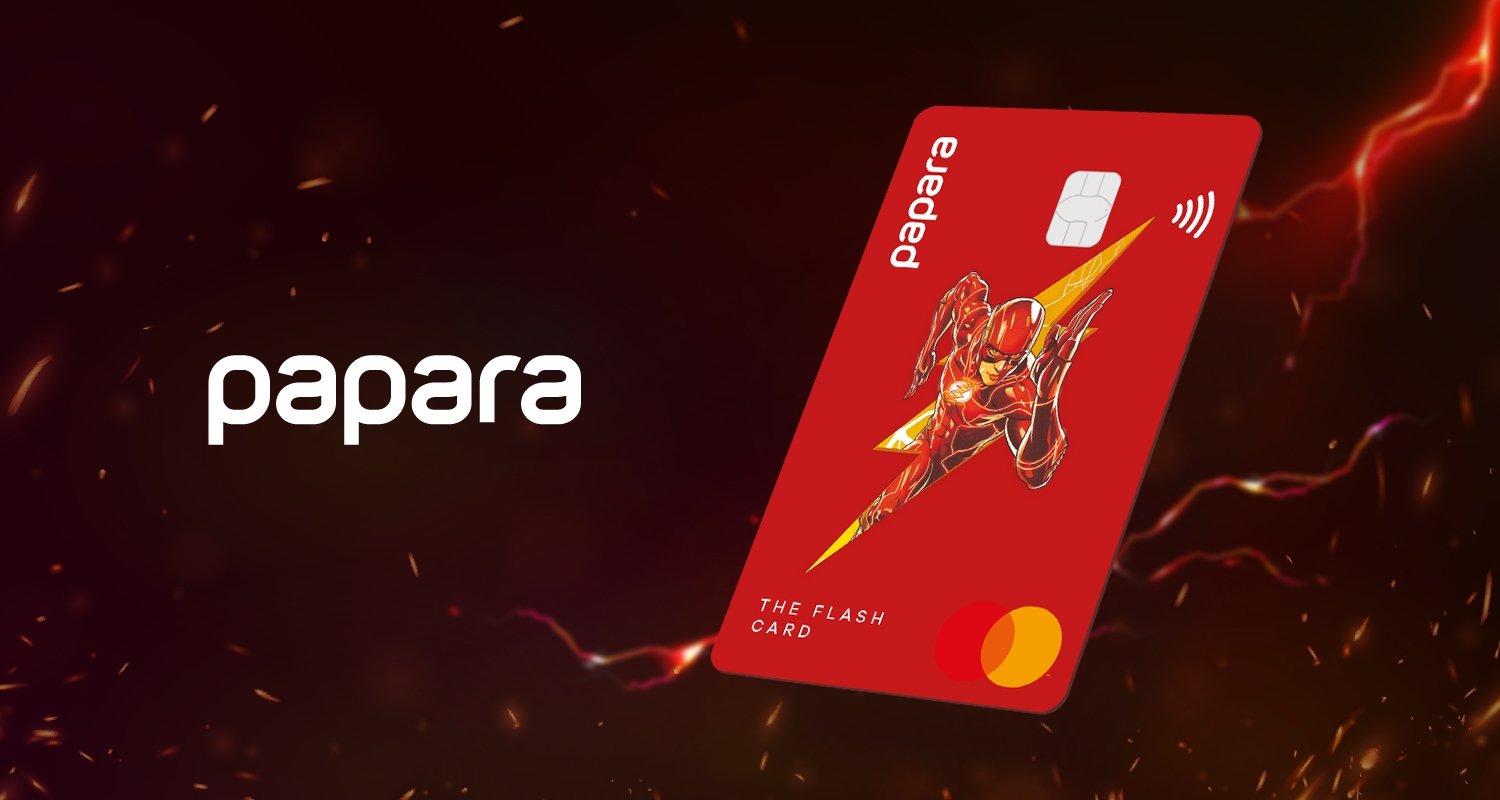 Papara&#039;s new card product, DC-licensed &quot;Flash Card&quot; is seen in this photo dated Feb. 13, 2024. (DHA Photo)
