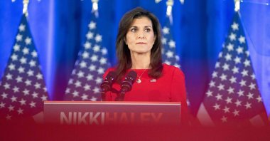 Republican presidential candidate, former U.N. Ambassador Nikki Haley announces the suspension of her presidential campaign, in Daniel Island, South Carolina, U.S., March 06, 2024. (AFP Photo)