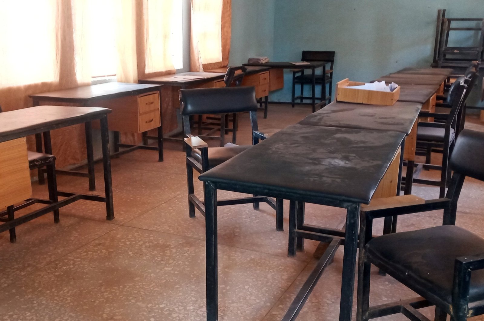 A classroom at the Government Science secondary school in Kankara district remains empty after an attack by armed bandits, in northwestern Katsina State, Nigeria, Dec. 12, 2020. (Reuters File Photo)