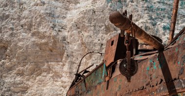 A famous popular destination for travelers, the old shipwreck in Navagio Bay, Zakynthos Island, Ionian, Greece, June 16, 2022. (Shutterstock Photo)