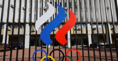 A file image of the headquarters of the Russian Olympic Committee, Moscow, Russia, Oct. 13, 2023. (Reuters Photo)