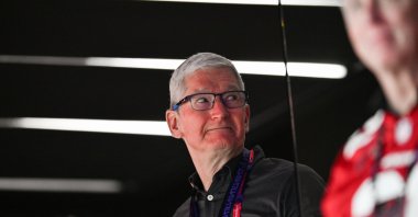 
Tim Cook, Managing Director of Apple, ahead of Super Bowl LVIII, Allegiant Stadium, Las Vegas, Nevada, U.S., Sunday, Feb. 11, 2024. (Reuters Photo)