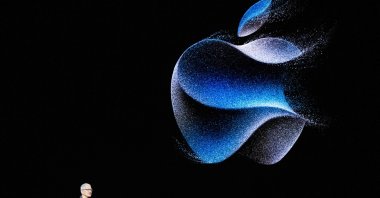 Tim Cook, chief executive officer of Apple Inc., speaks during a launch event for the new Apple iPhone 15 at Apple Park in Cupertino, California, U.S., Sept. 12, 2023. (AFP Photo)