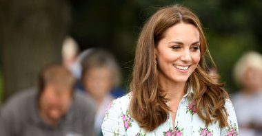 Princess Kate attends the &quot;Back to Nature&quot; festival at RHS Garden Wisley, London, U.K., Sept. 10, 2019. (Shutterstock Photo)