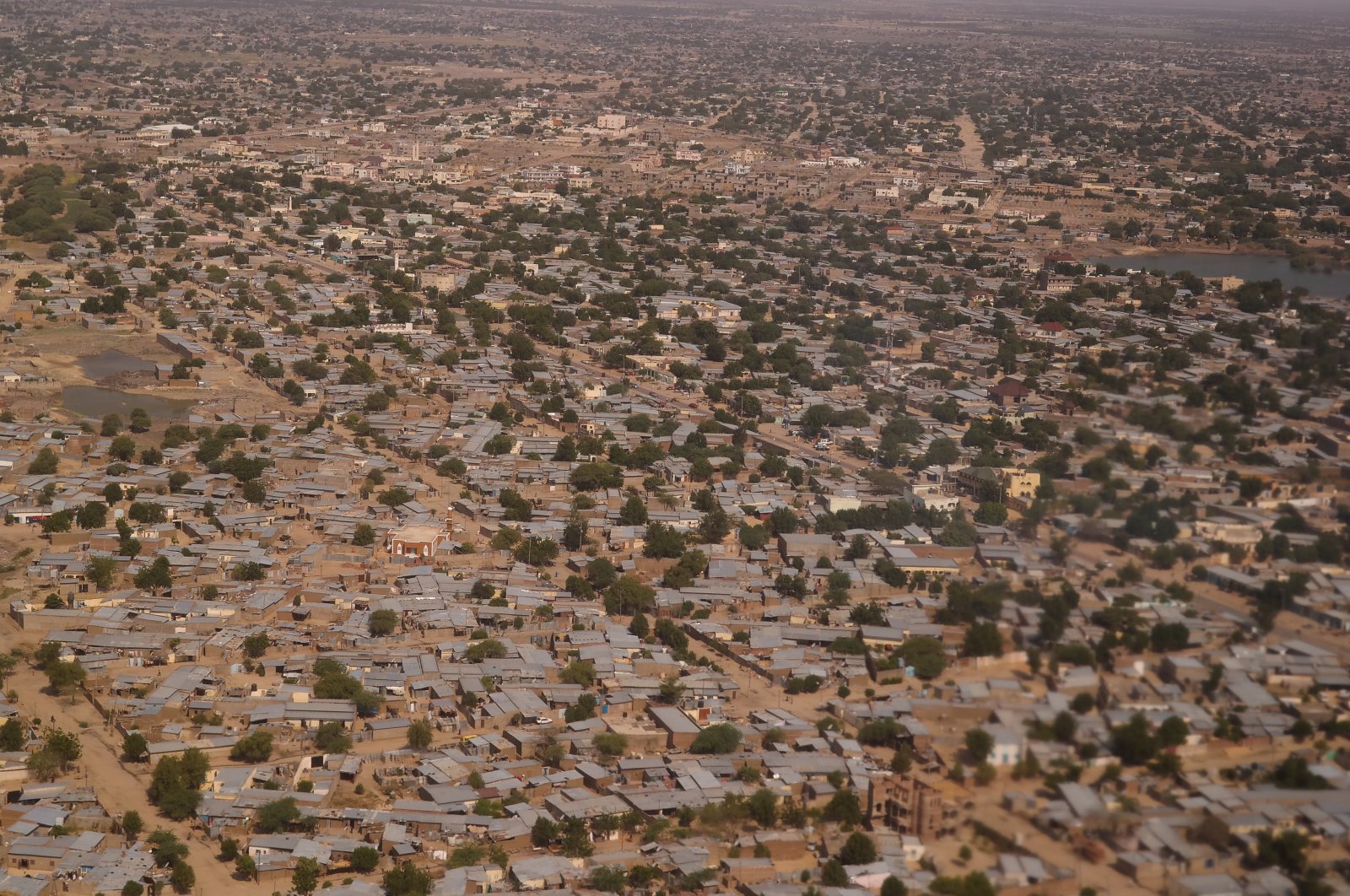 This undated photo shows an aerial view of the capital N&#039;Djamena, Chad. (Shutterstock Photo)