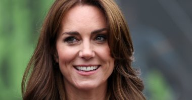 Catherine, Princess of Wales departs a sports centre in Marlow, Buckinghamshire,  Britain, Oct. 12, 2023 (reissued 22 March 2024). (EPA Photo)