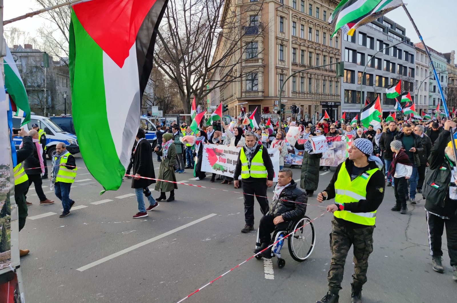 Demonstration for solidarity with Palestinians and Gaza in Berlin, Germany, March 2, 2024. (IMAGO/dts Nachrichtenagentur via Reuters)