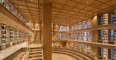 Atatürk Cultural Center (AKM) Library, Istanbul, Türkiye, Nov. 24, 2021. (Shutterstock Photo)
