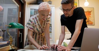 "We Are Muesli" by Claudia Molinari and Matteo Pozzi. (Photo courtesy of Akbank Sanat)