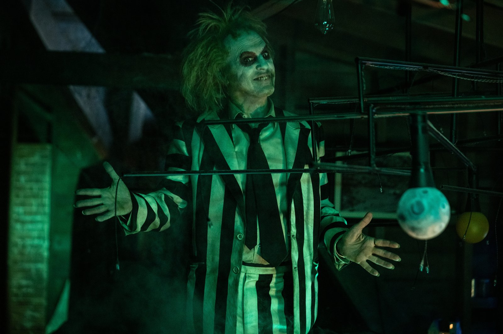 Michael Keaton returns to one of his best-known roles in &quot;Beetlejuice Beetlejuice,&quot; set for release in September. (dpa Photo)
