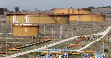 A general view of oil tanks at the Mediterranean port of Ceyhan, southern Türkiye, Feb. 19, 2014. (Reuters Photo)