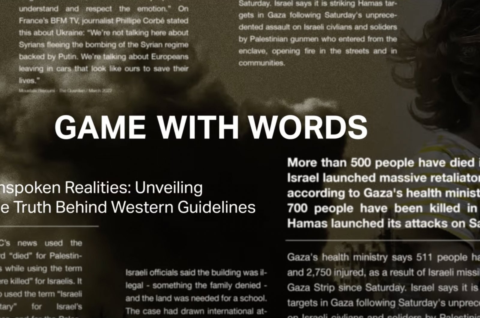 &quot;Game With Words&quot; is the name of the documentary prepared by TRT World.