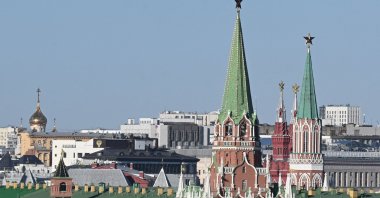 A view shows the Kremlin in downtown Moscow, Russia, March 27, 2024. (AFP Photo)