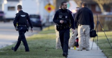 Police investigate cases of stabbings that left several people dead and others injured in Rockford, Illinois, U.S., March 27, 2024. (AP Photo)