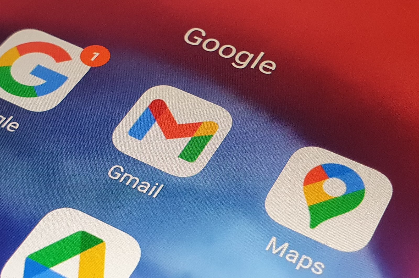 New Google, Gmail (C), and Maps icons are seen in this photo taken in Naples, Italy, October 2020. (Shutterstock Photo)